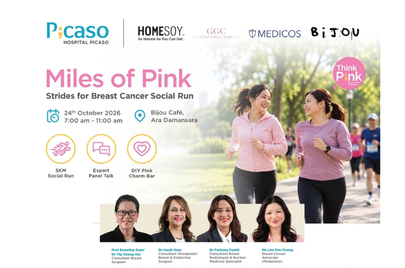 Miles of Pink: Strides for Breast Cancer Social Run
