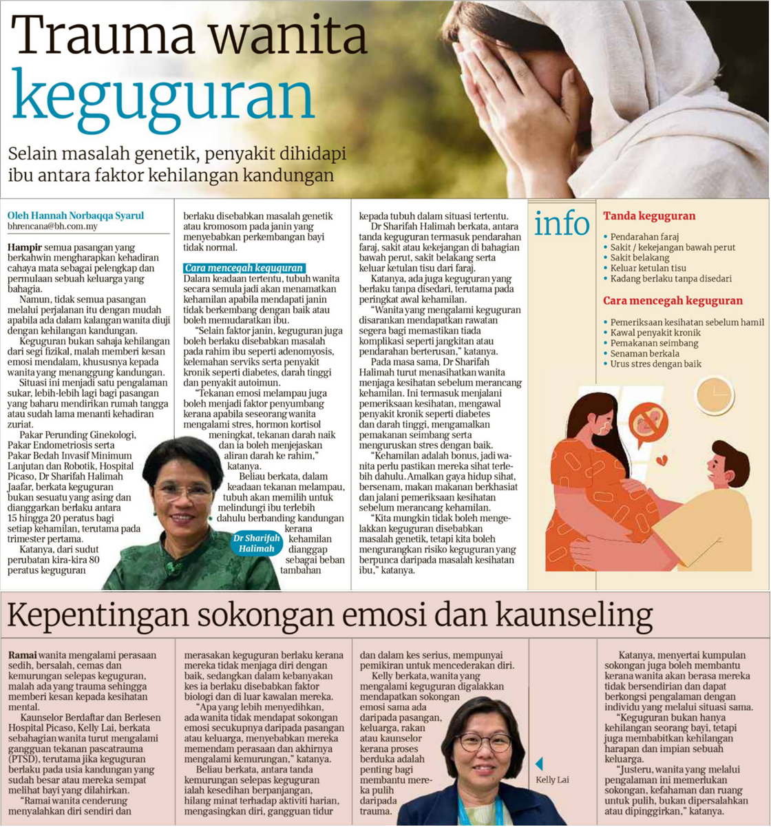 Trauma wanita keguguran