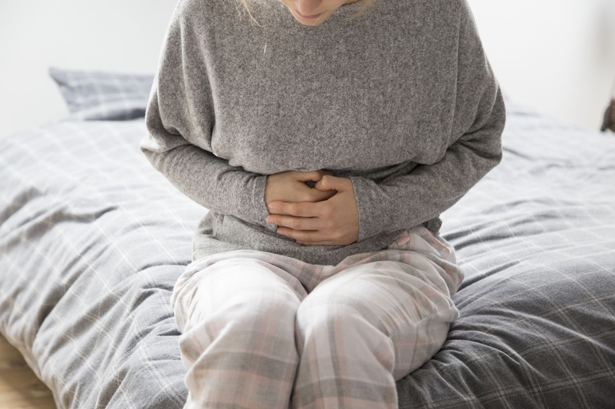 Illustration of endometriosis