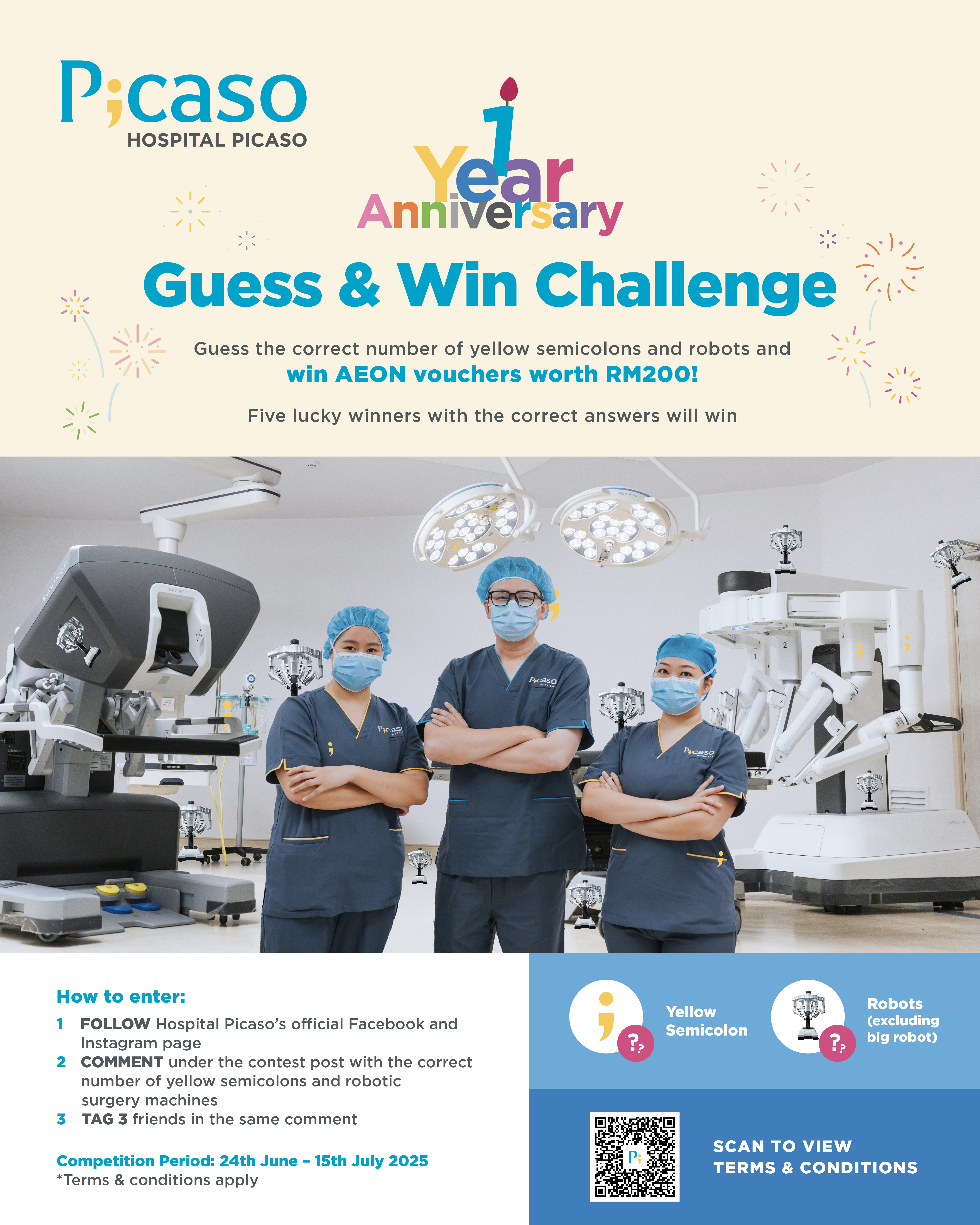 Hospital Picaso 1st Anniversary Contest