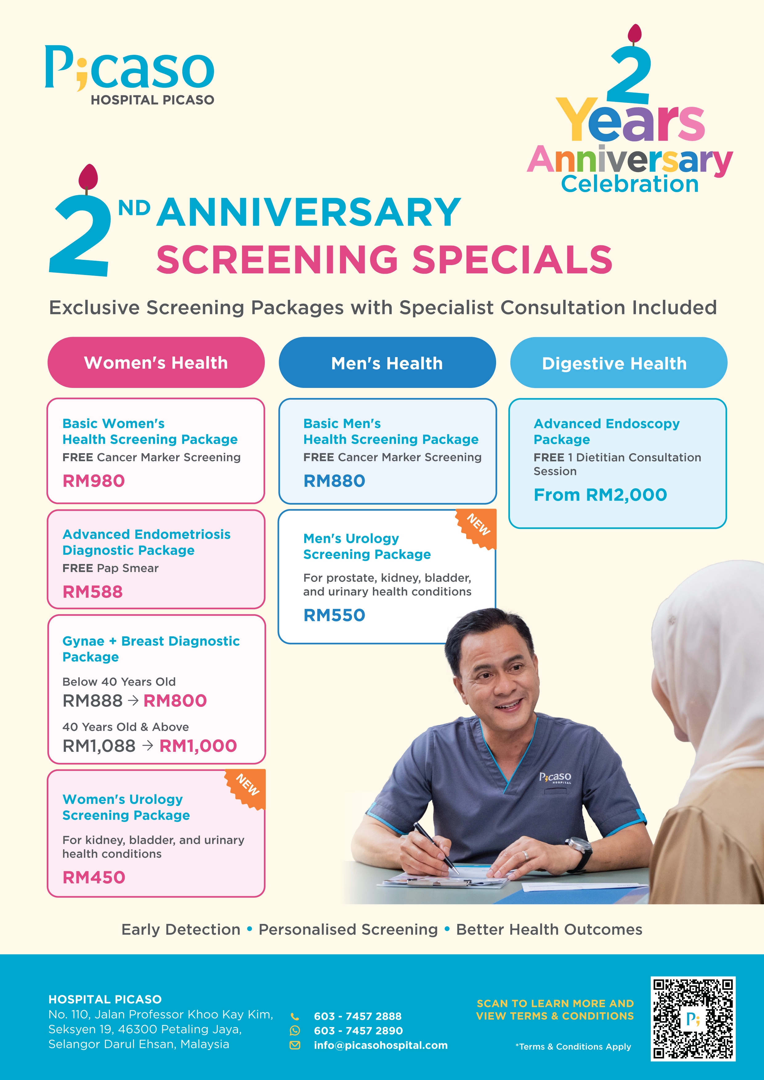 Picaso Turns 2: Celebrate with Exclusive Health Screening Promotions